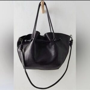 Free People Head Over Heels Black Shoulder Bag NWT